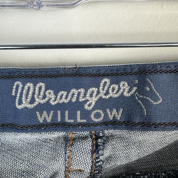 WRANGLER Willow Ultimate Riding Jeans Women’s Sz 11x34 Blue Mid Rise Bootcut - Picture 8 of 12